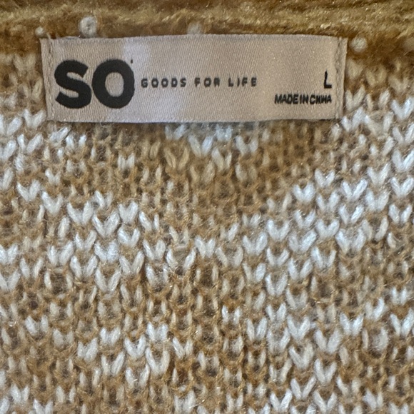 SO Women's Brown and Cream Floral Cardigan - Picture 2 of 6